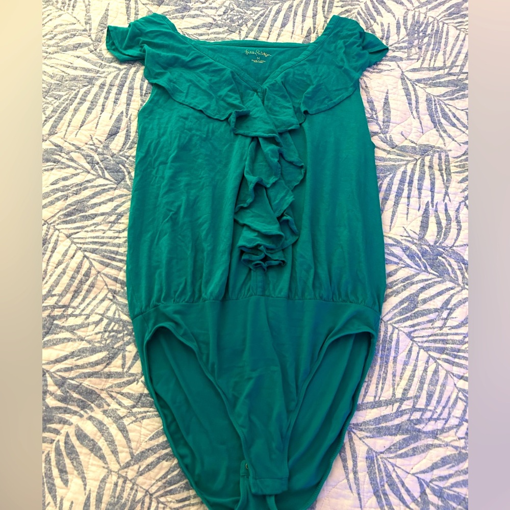 Lilly Pulitzer ruffle bodysuit